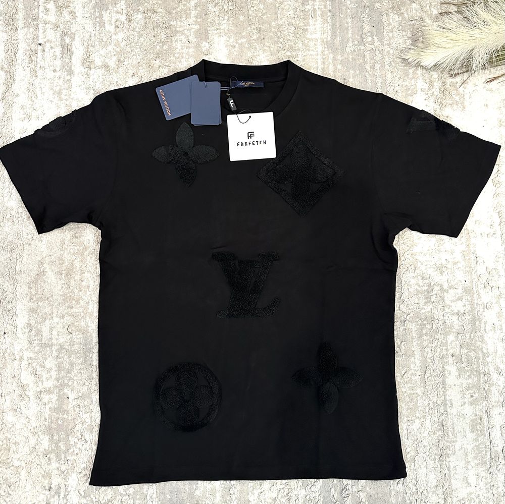 Tricou Louis Vuitton Alb/negru