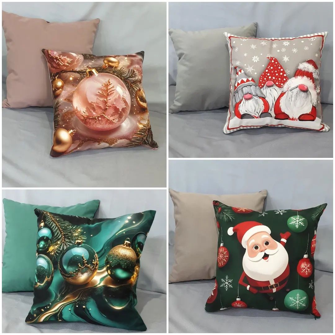 Подушки диванные декоративные новогодние