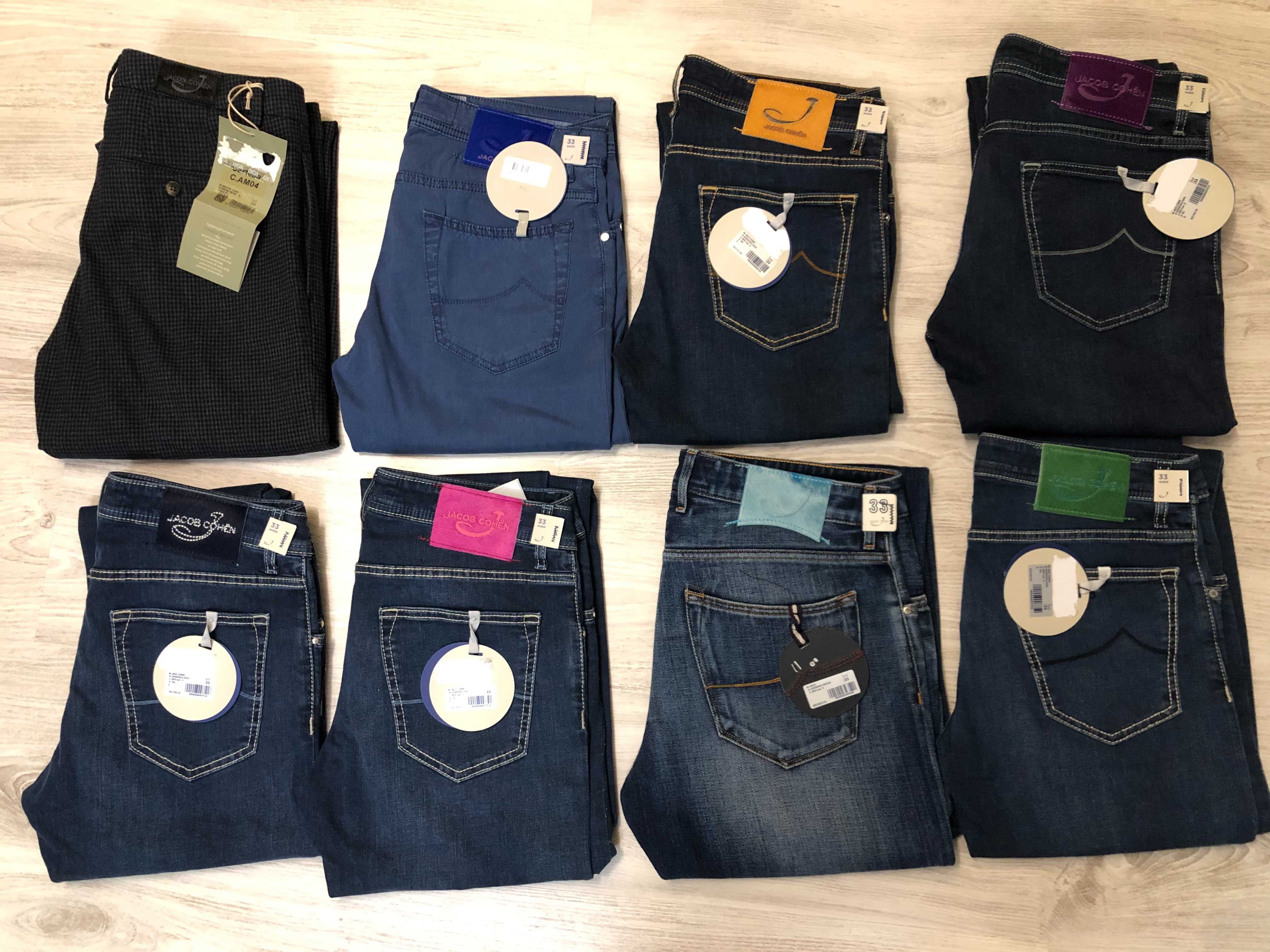 Jacob Cohen blugi 32-33-34 italy,  autentici, retail 625 euro