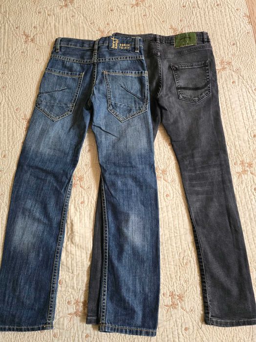 Pantaloni copii, blugi, marime 8-9 ani, 9-10 ani, respectiv 134, 140cm