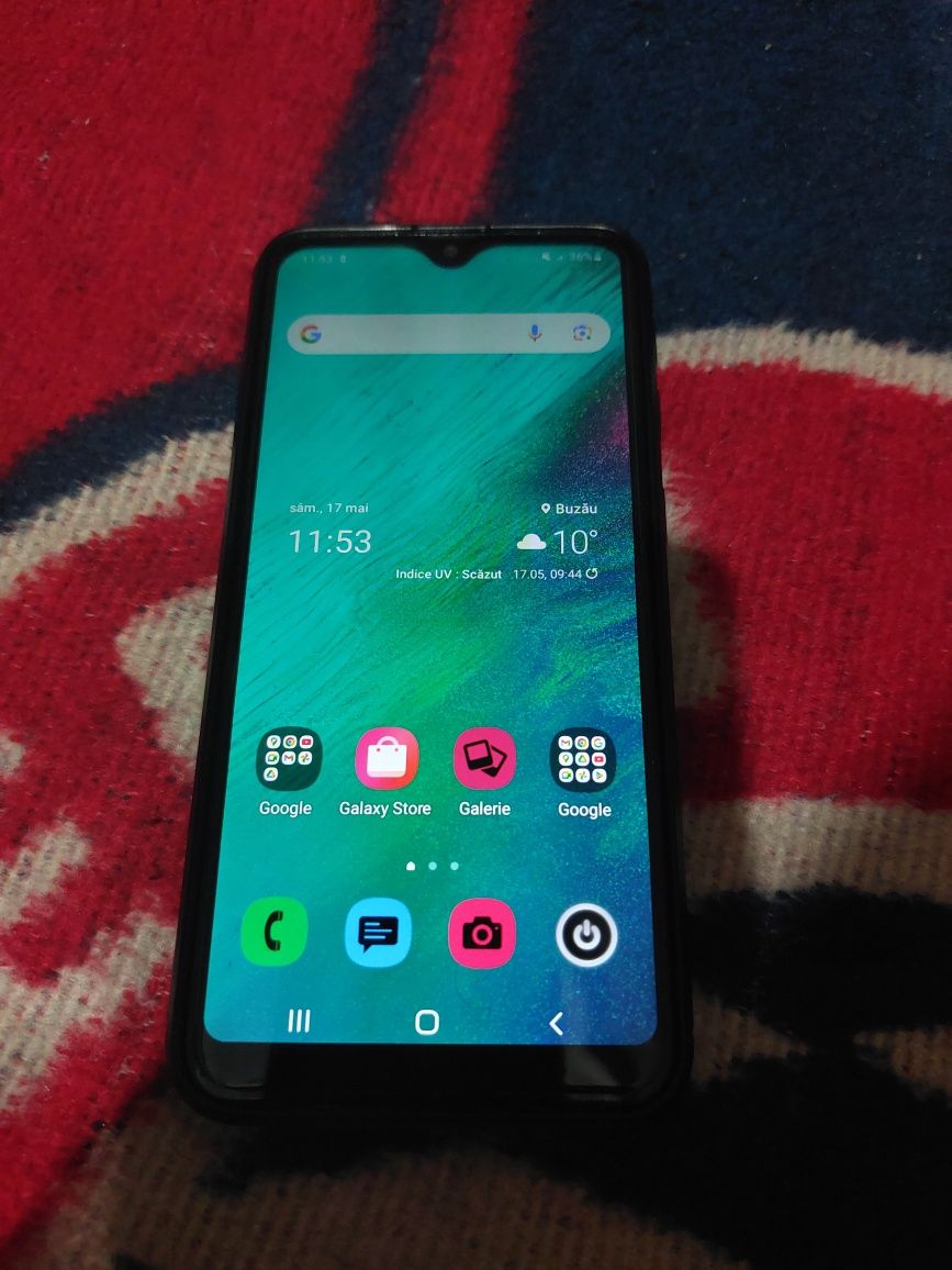 Telefon Samsung a20e + folie de sticlă + husă
