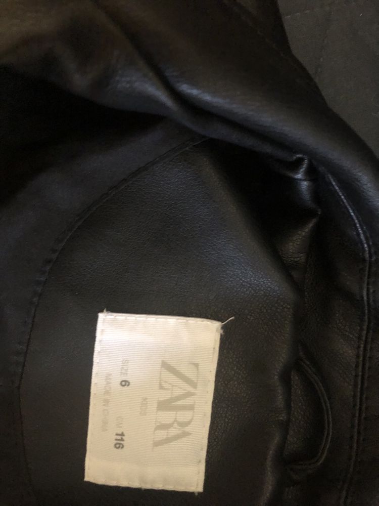 Geaca piele Zara marimea 116