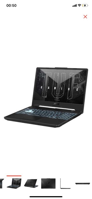 Ноутбук ASUS TUF Gaming F15 FX506HF-HN017 90NROHB4- МО0420 черный