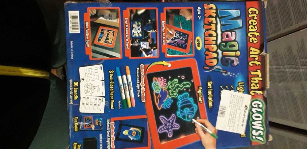 Интерактивна дъска за рисуване с LED подсветка