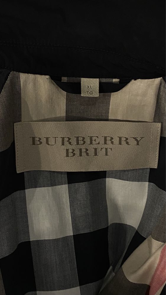 trench Burberry Brit size XL - negru