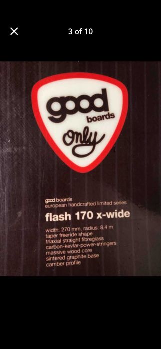 Сноуборд "Good" 170 cm X-Wide + автомати "Drake" Rusty Tootbrush XL