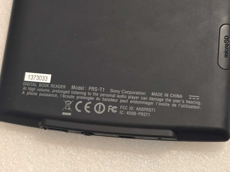 eBook Reader Sony PRS-T1 eReader Touchscreen, negru