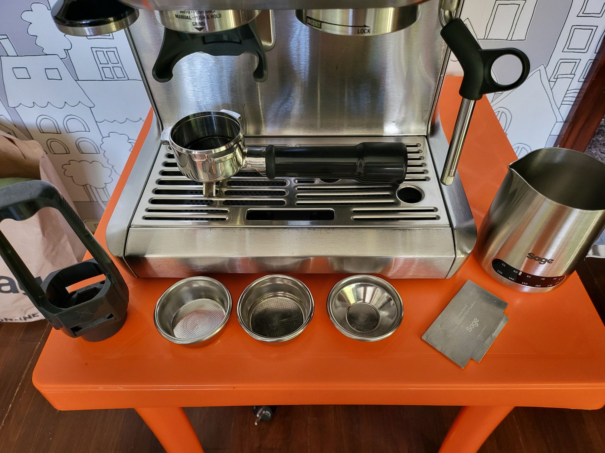 Еспресо машина SAGE Barista Express Кафемашина с кафемелачка