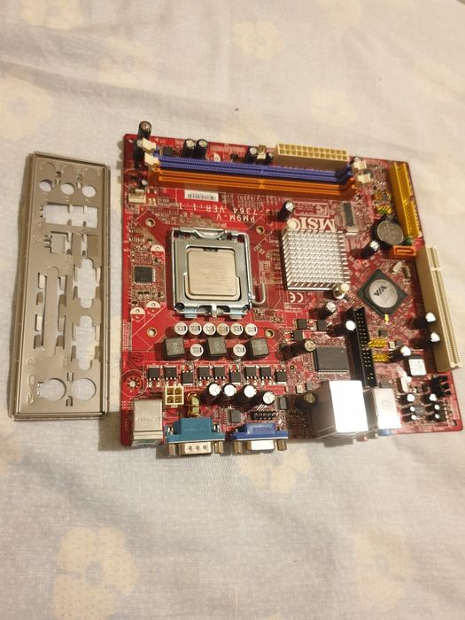 Placa de bază MSI și procesor și Asus H310 gen 8..9