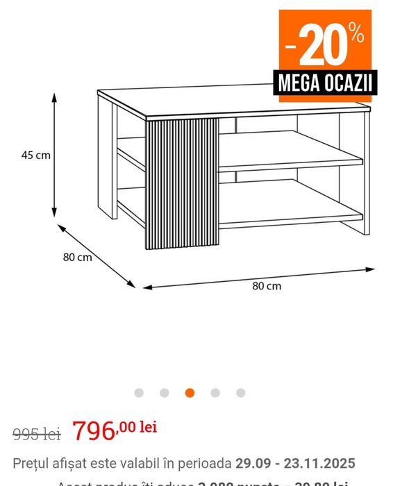 Măsuță cafea Mobexpert Bridget