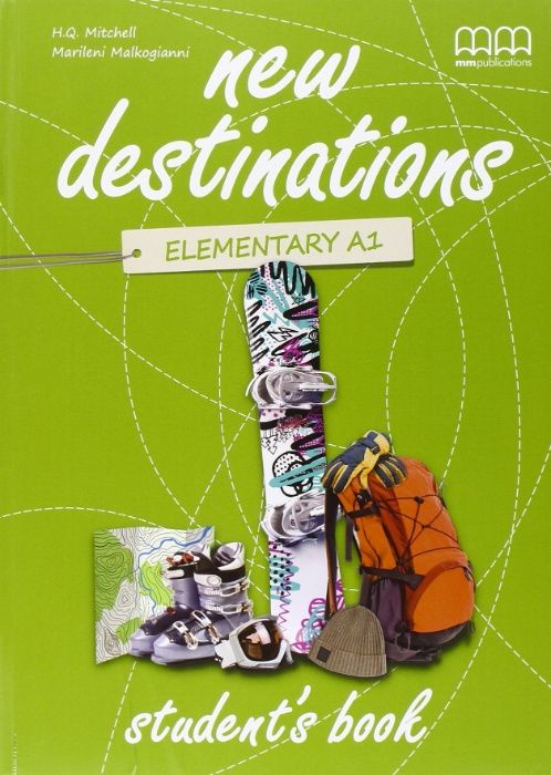 New destination,elementary A1.2 учебник с тетрадка по английски език