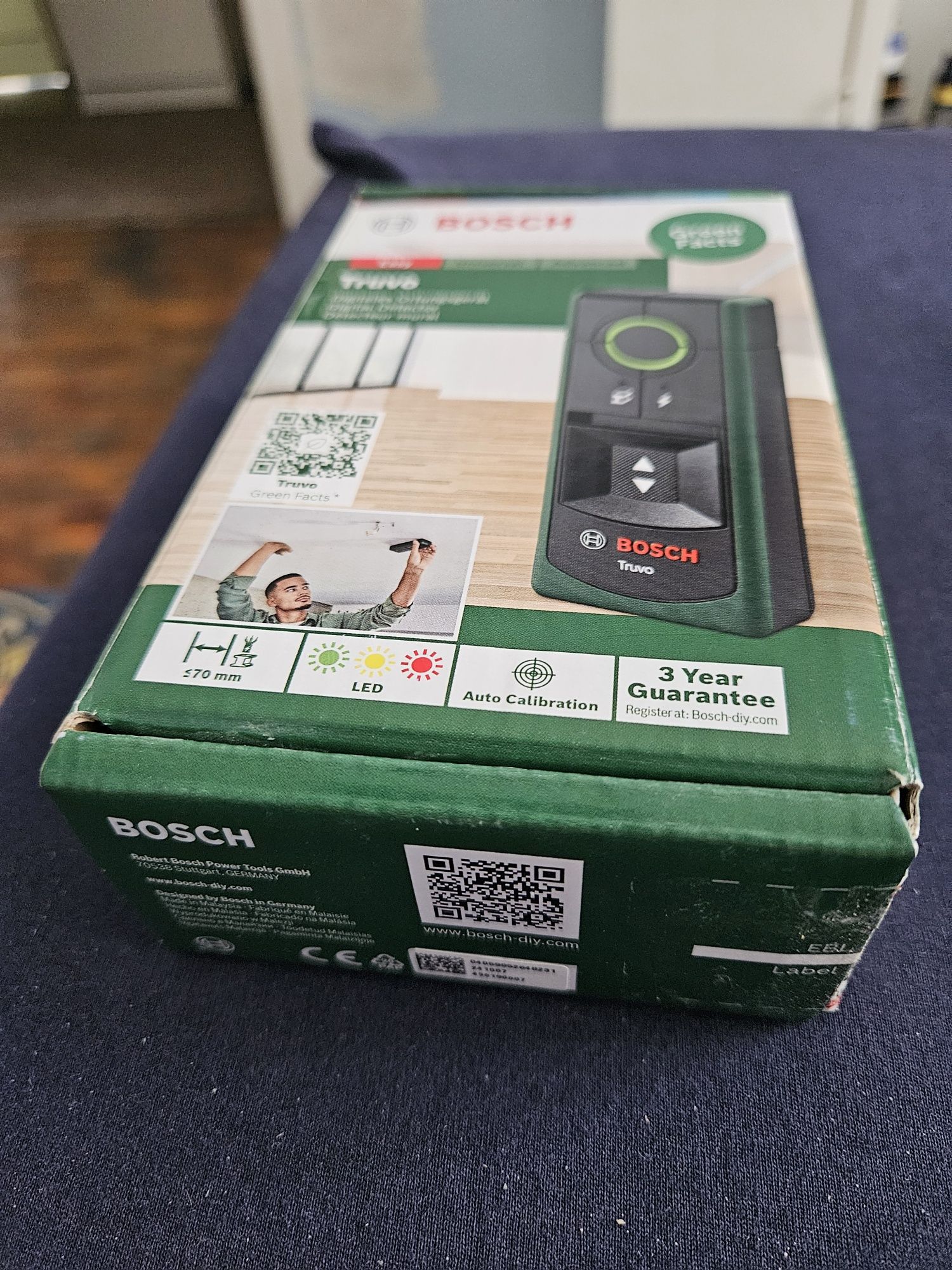 BOSCH Truvo  детектор за проводници с напрежение под мазилка