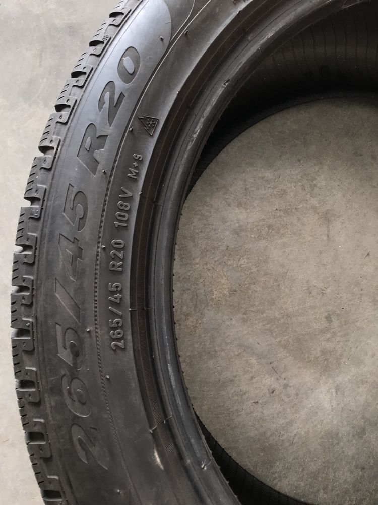 Set Anvelope Cauciucuri M+S Pirelli 265/45R20 cu 295/40R20 Profil 6mm