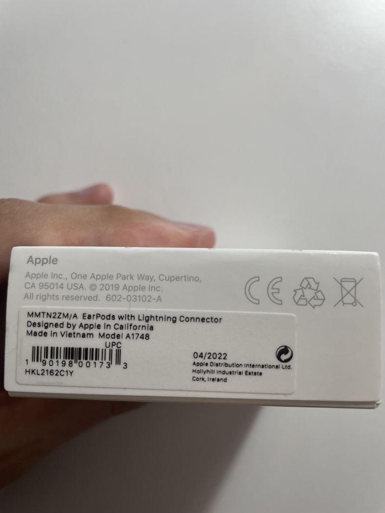 Earpods Apple Lightning