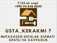 USTA_KERAKMI ? MALYAR-SANTEXNIK -Kafelshik-Elektrik-Quruvchilar