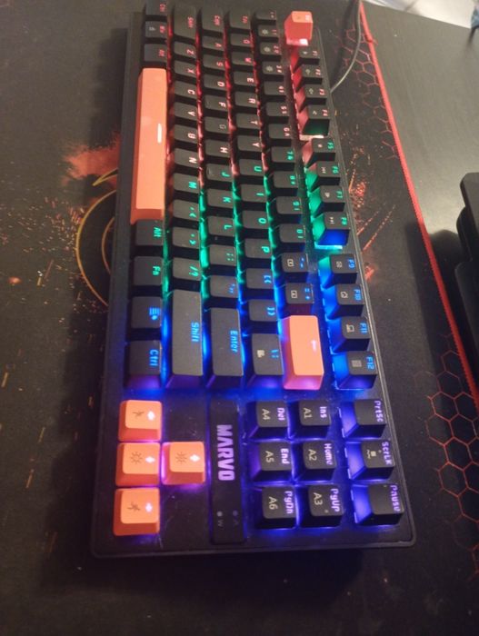 Tastatura Gaming Mecanica MARVO KG901c TKL Layout EU  negru