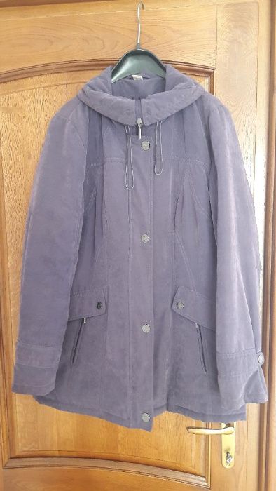 Haina de toamna din matase mov