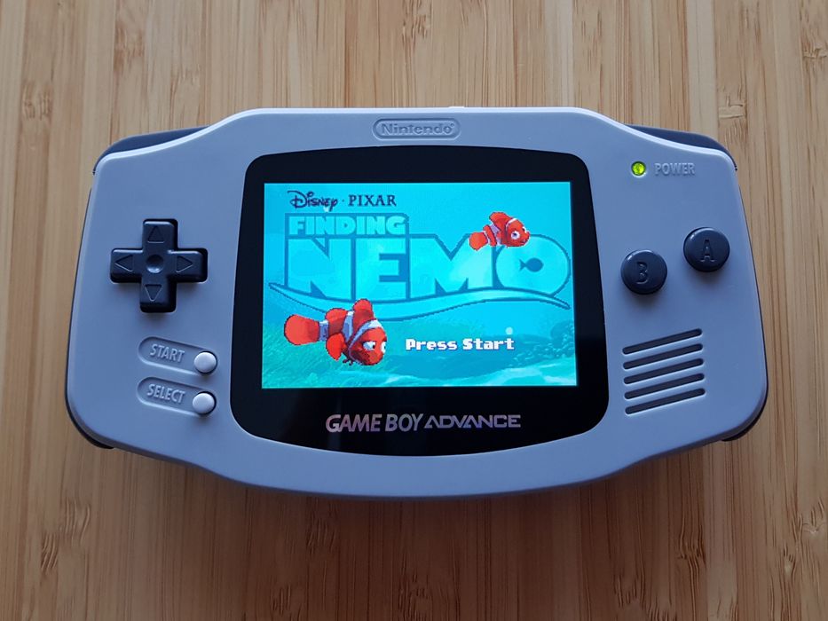 Nintendo Game Boy Advance GBA M2 IPS screen with brightness control