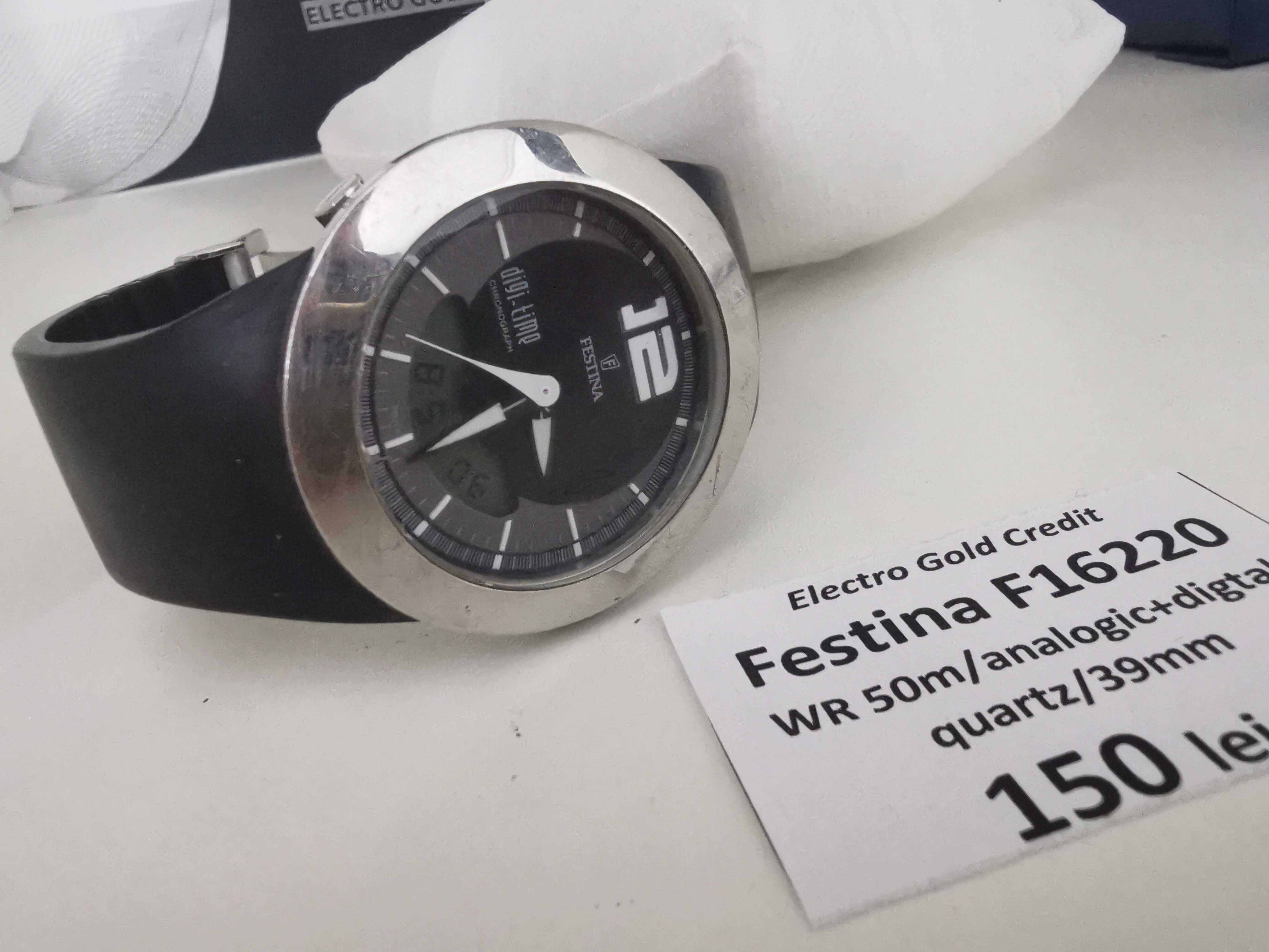 Ceas Festina F16220 Analogic+Digital/39mm/Quartz/WR 50m ID2038