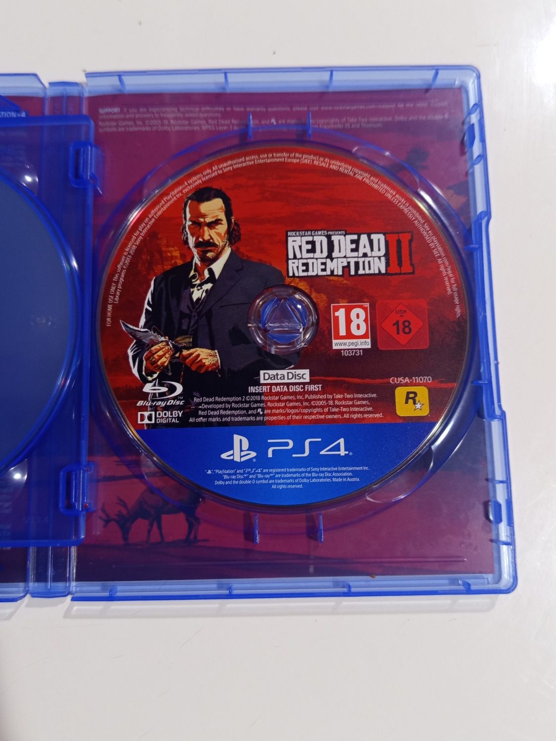 RDR2 диск на пс4