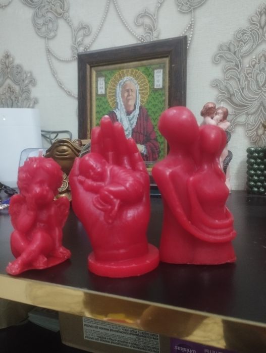 Продаются свечи ручной работы восковые