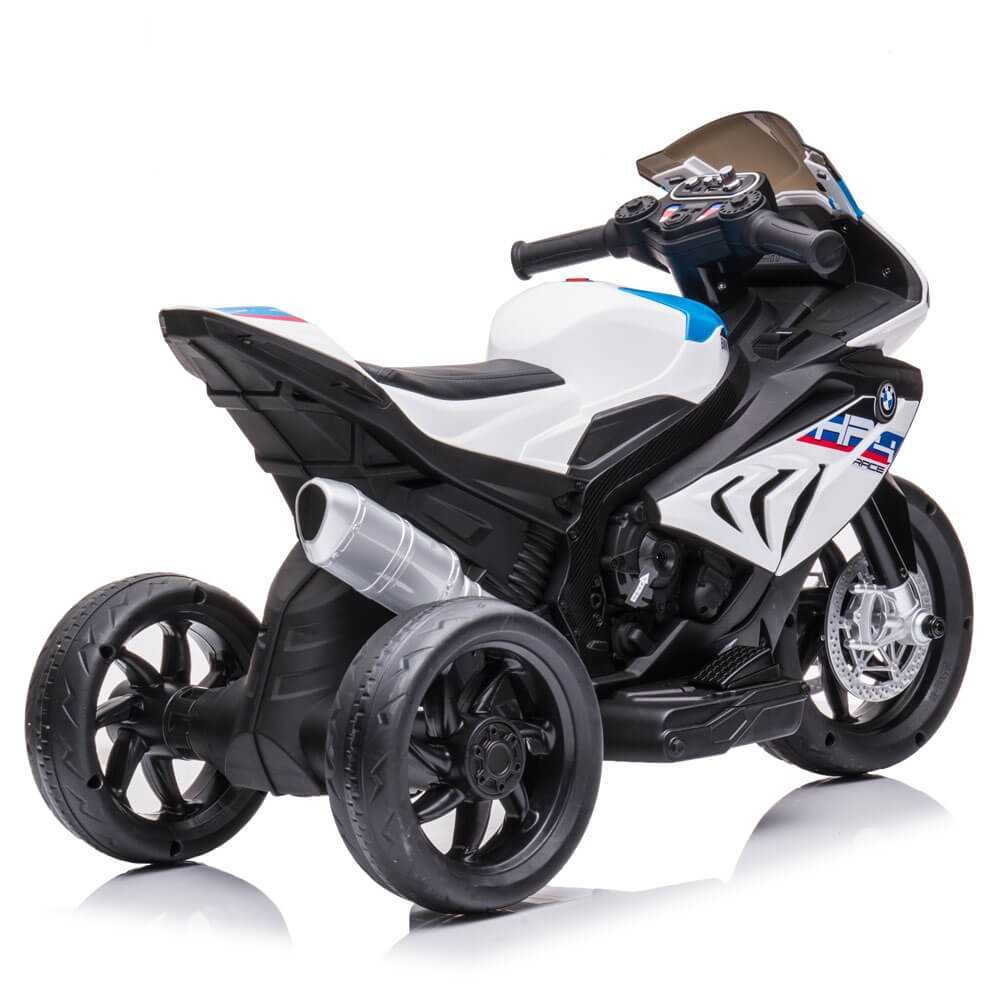 Motocicleta electrica copii cu 3 roti BMW H4 cu Mp3 Player #Albastru