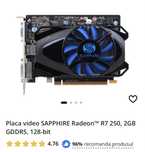 Placa video SAPPHIRE Radeon™ R7 250, 2GB GDDR5, 128-bit