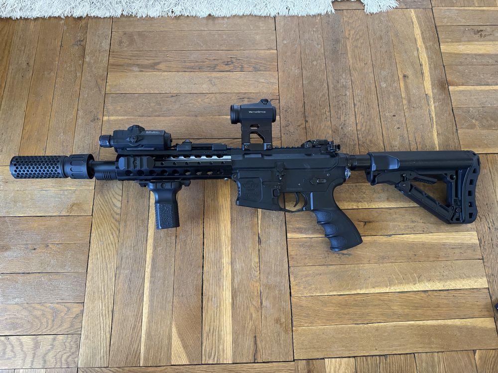 Airsoft G&G CM16 FFR A2 - full upgrade