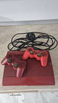 Vand Play Station 3 Red Edition + 2 controlere si 21 de jocuri