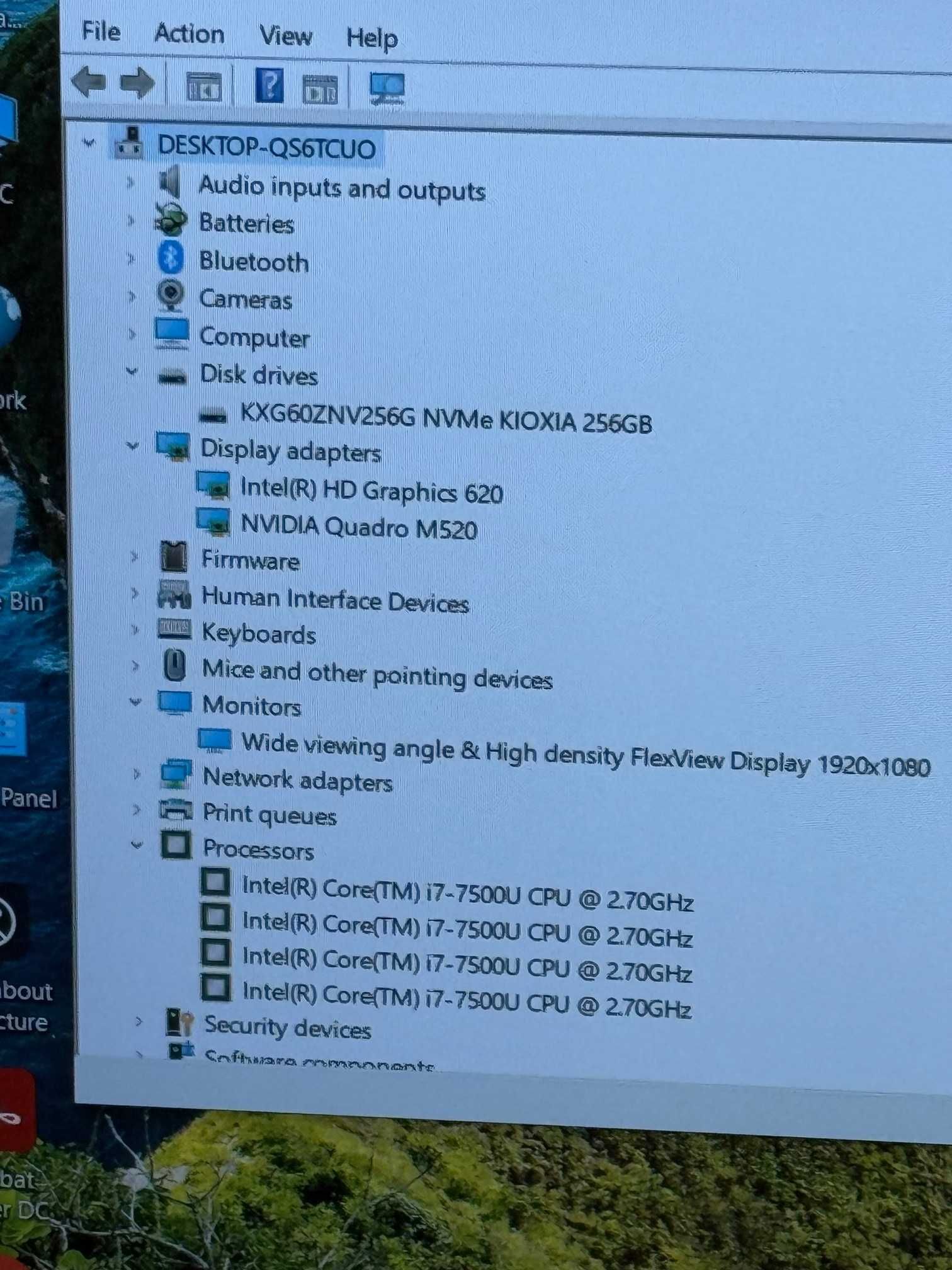 Lenovo Thinkpad P51s запазен I7 7gen/16ram/256gb ssd/Quadro M520