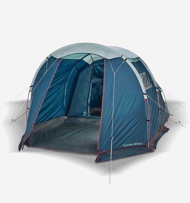 палатка Arpenaz 4.1, 4-местна, спално и просторното преддверие