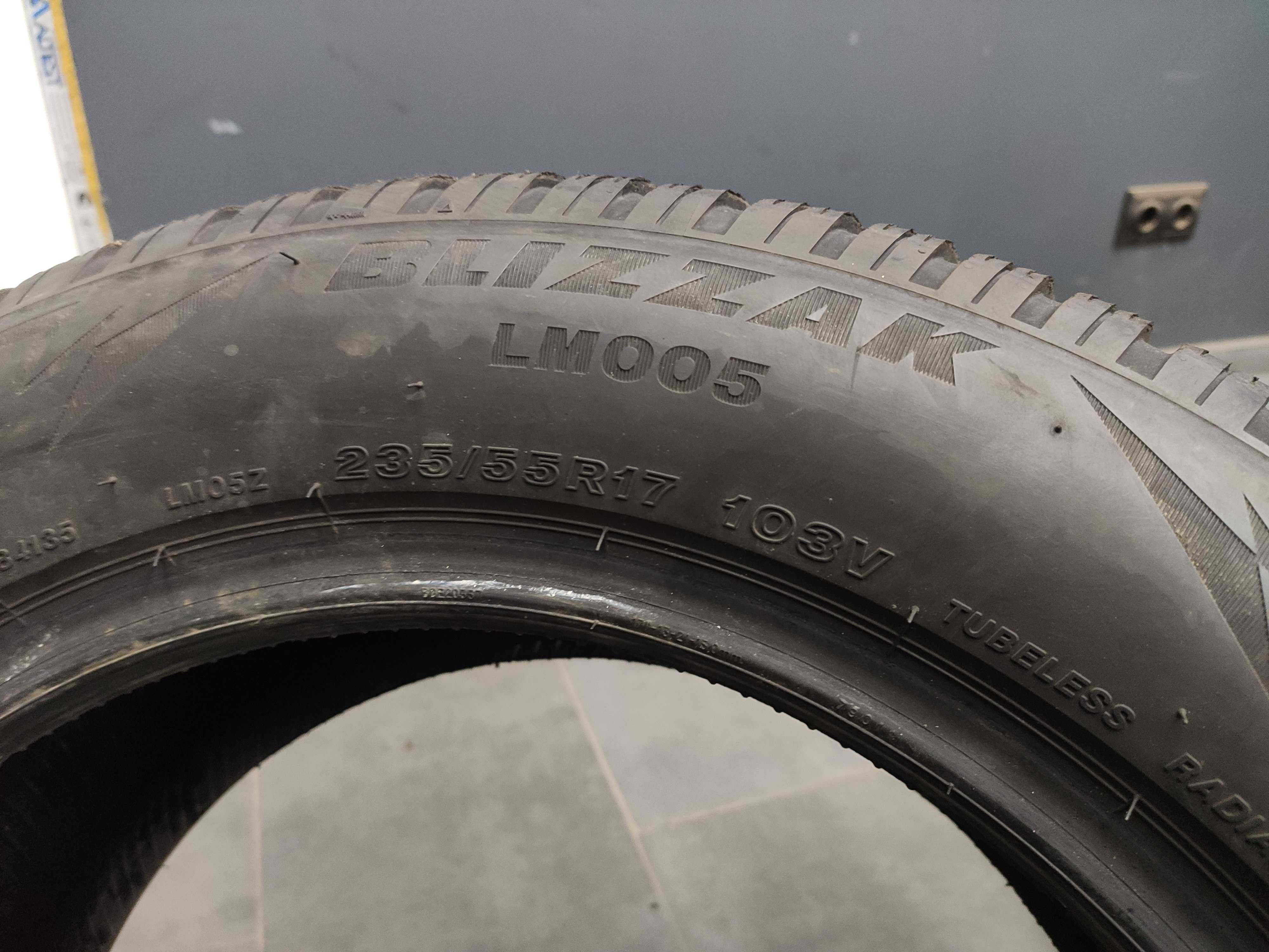 4бр Зимни Гуми 235 55 17 - Bridgestone - DOT 2022