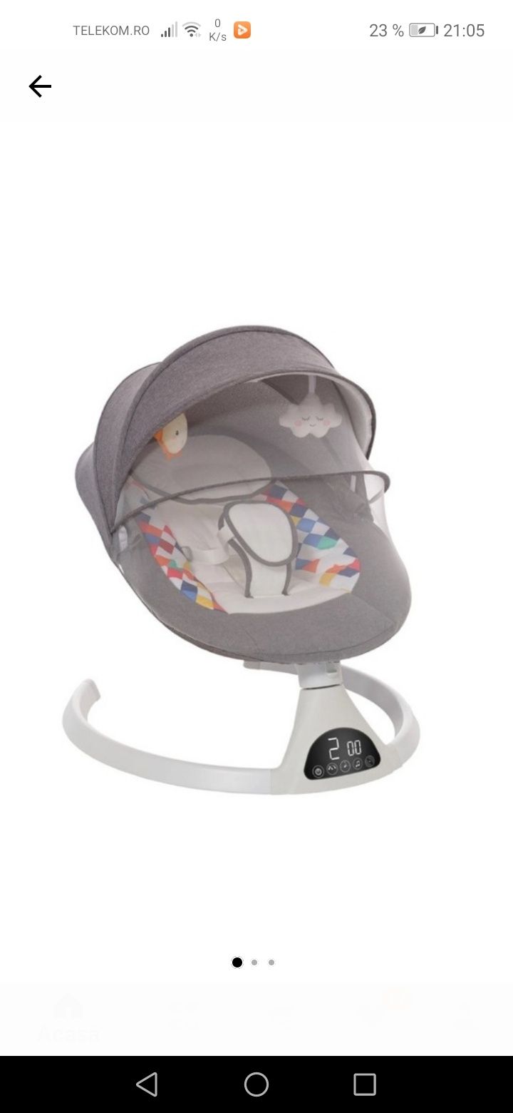 Leagăn Electric Bebeluși, Balansoar pentru bebe