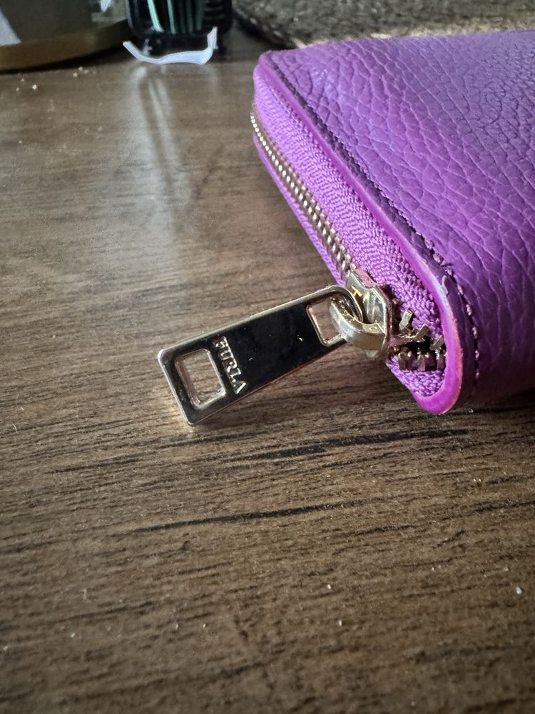 Естествена кожа портмоне”Furla”