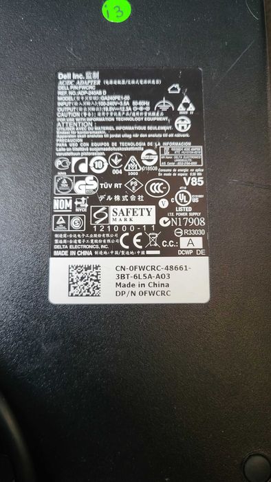 DELL 240W Incarcator AC Adaptor 19.5V-12.3A fuctional cu pin central