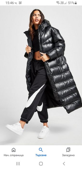 Nike Storm Fit  Down  Parka S  НОВО! ОРИГИНАЛ! Дамска пухено яке Парка