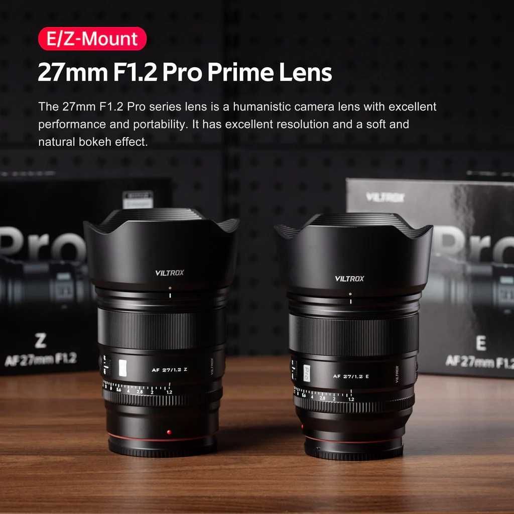 Viltrox 27mm f/1.2 APS-C за Sony E