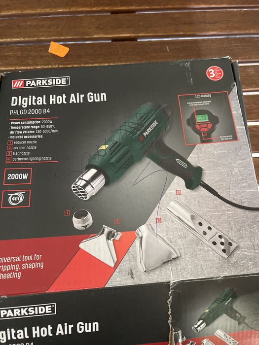 Пистолет на горещ въздух Parkside