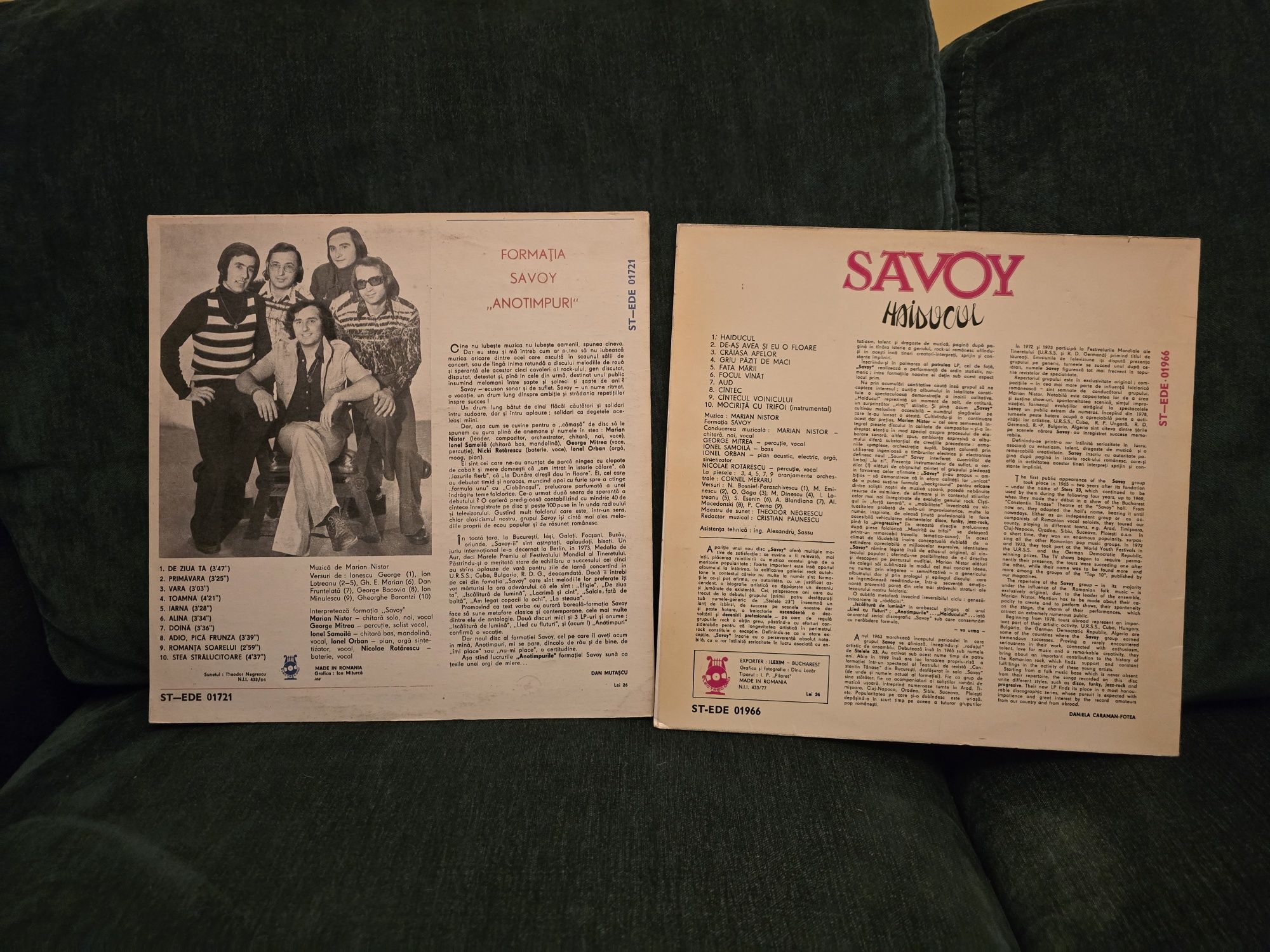 Viniluri SAVOY (Haiducul & Anotimpuri)