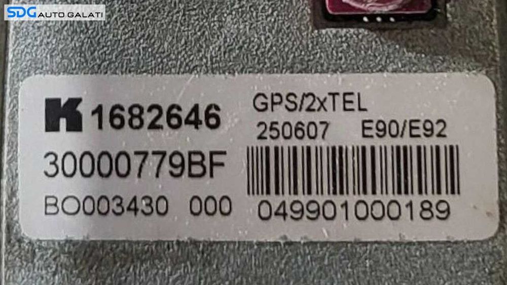 Antena Radio GPS Navigatie BMW Seria 3 E90 E91 E92 2004 - 2013 Cod K1682646 30000779BF [L7616]