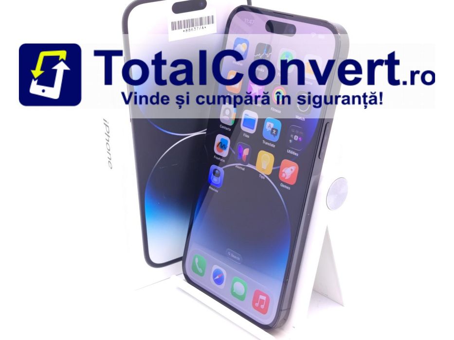 Apple iPhone 14 Pro Max 128GB Space Black, Garantie 24 luni | #D88637