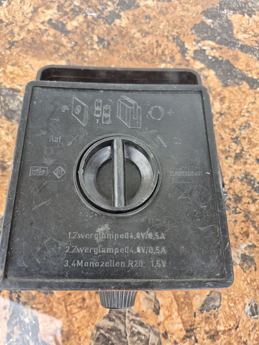 Vand lanterna ,model 6volti (4x1.5v R20),made Germania Comunista (DDR)