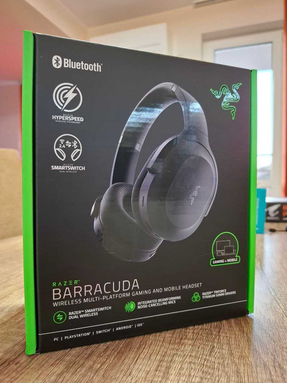 Безжични геймърски слушалки Razer Barracuda