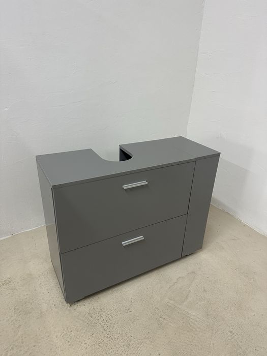 Шкаф за баня за мивка VASAGLE