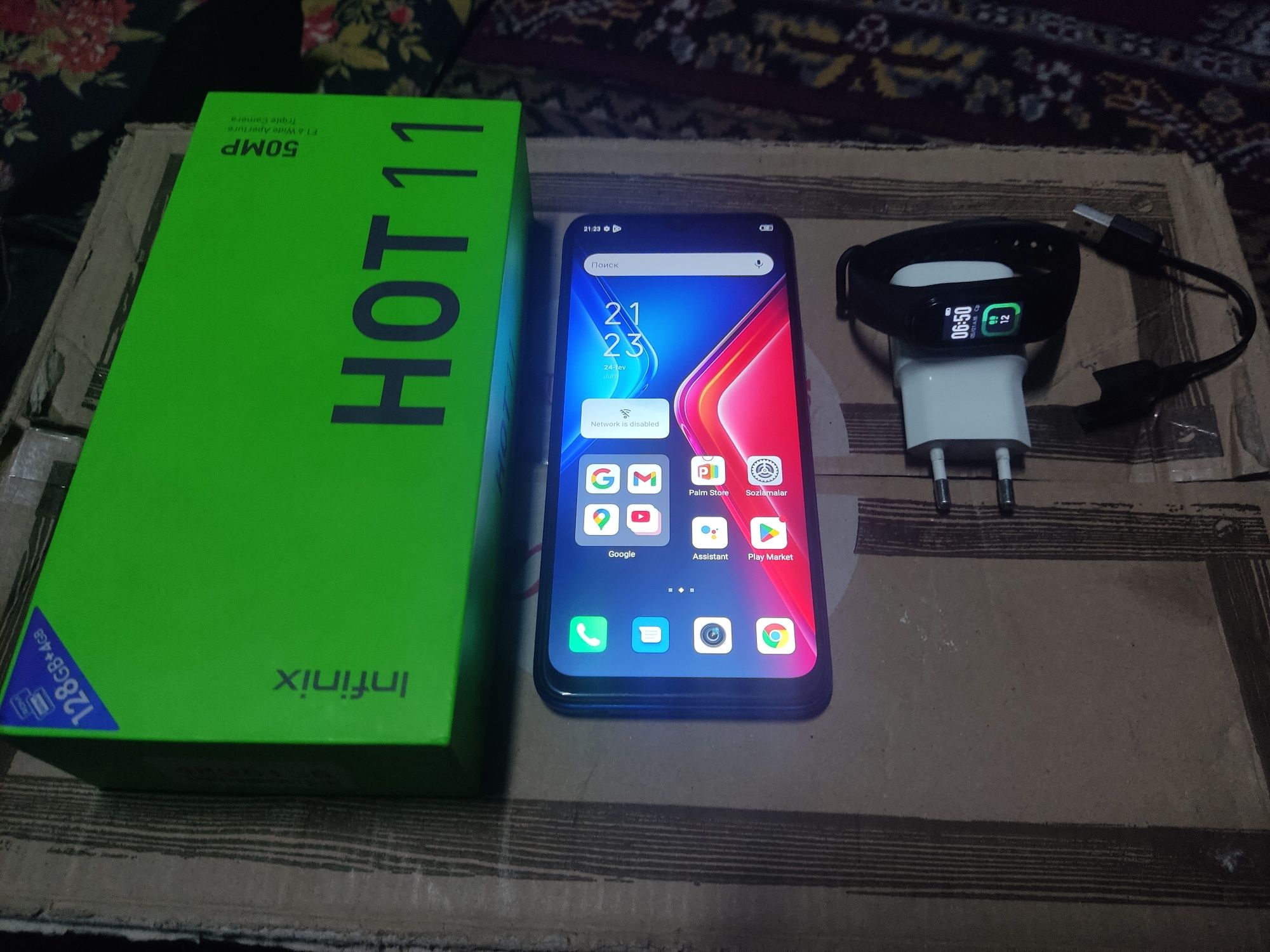 Infinix hot 11 4ga 128 talik