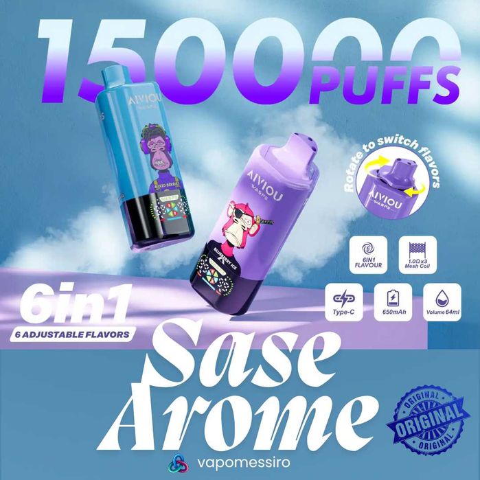 Vape Waspe 150.000 Puffuri 6 in 1