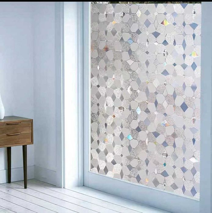 3D Статическая цепляющая крышка Матовое оконное стекло Пленка Наклейка