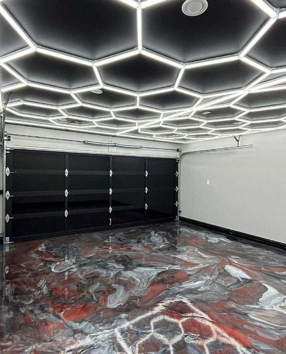 LED светильники соты линии любой рисунок для студии