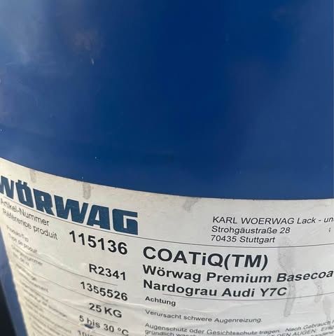 Vând vopsele si lac auto de la worwag si standox originale