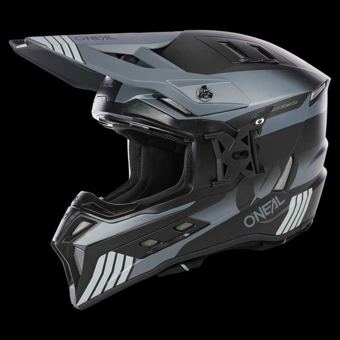 Ендуро каска O'NEAL EX-SRS HITCH BLACK/GRAY V.24 Размери: S,M,L,XL,2XL
